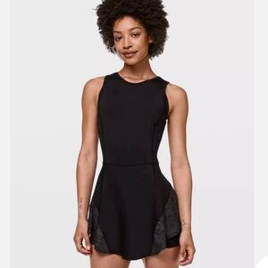 Lululemon Serene Stride Dress Black Reflective